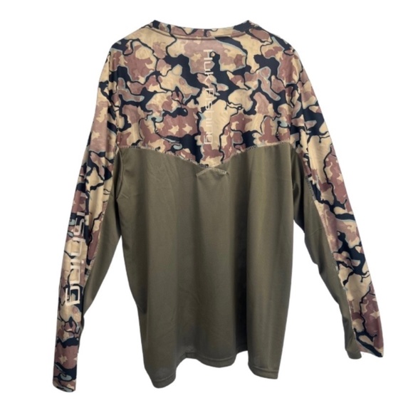 Huk Camo Long Sleeve Performance Fishing Shirt - Picture 2 of 2